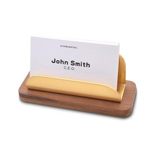 Brass Creative Large-Capacity Business Card Box Front Desk Wooden Classy Classy Desktop Card Holder Mika