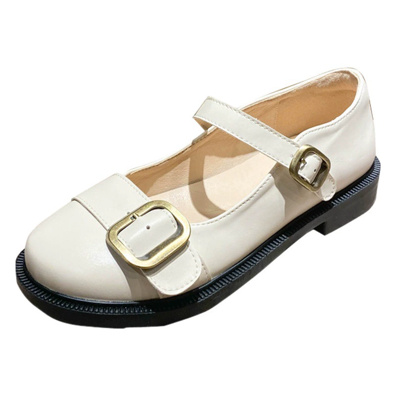 Женские туфли на плоской подошве 20220, маленькие кожаные туфли JK, женские туфли на плоской подошве, новые весенне-осенние французские лоферы с круглым носком, туфли Мэри Джейн в стиле ретро