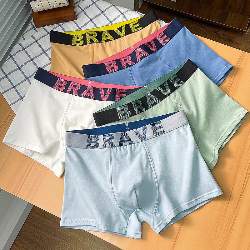 Youth Underwear Boys Pure Cotton Straight Leg Breathable Big Kids Four-Point Non-Chafing Shorts Wholesale Boys Thin Summer