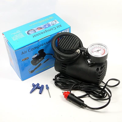 Factory Direct 12v miniature air pump car air pump locomotive tire inflator car air pump Electric (Hava nasosu) - locomotive