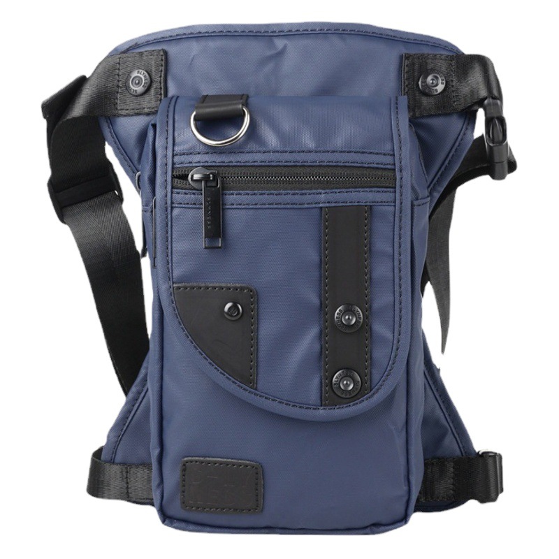 Foreign Trade Cross-Border Waterproof Bag Motorcycle Waist Bag Men's Leg Bag Outdoor Sports Wear-Resistant Nylon Waist Bag