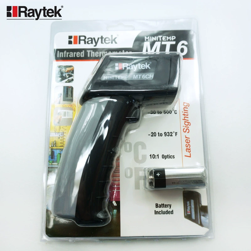 Raytek Инфракрасный термометр MT6 промышленный высокоточный бесконтактный портативный термометр Fluke