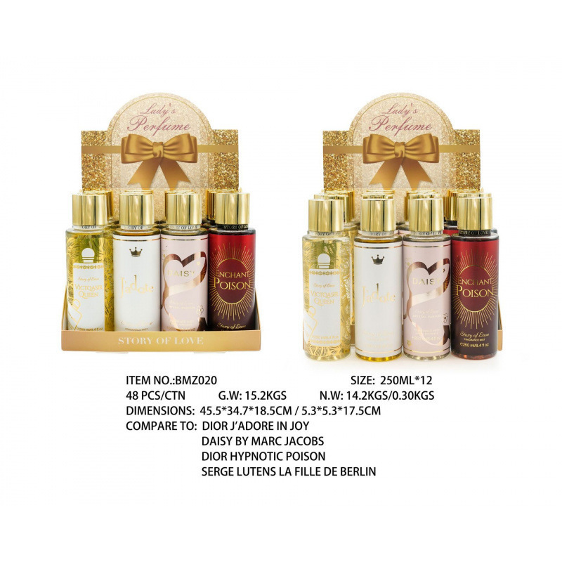 香水持久留香250ml 女士香水身体喷雾香氛持久perfumes东南亚外贸|undefined