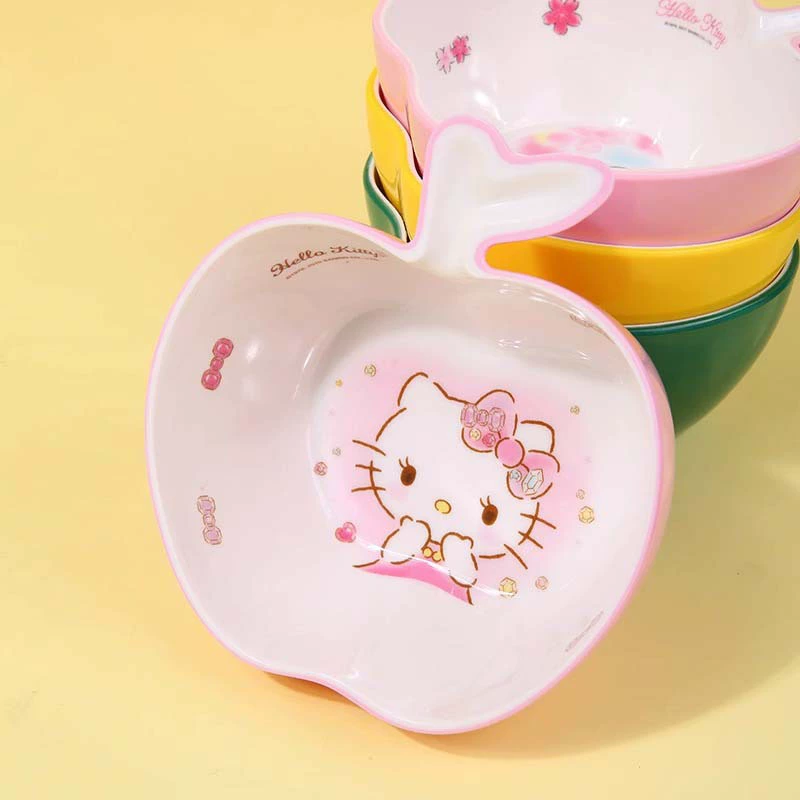 Детская мультяшная миска, ёмкость 400 мл, детские рисунки (Hello Kitty, B.Duck, Unicorn)