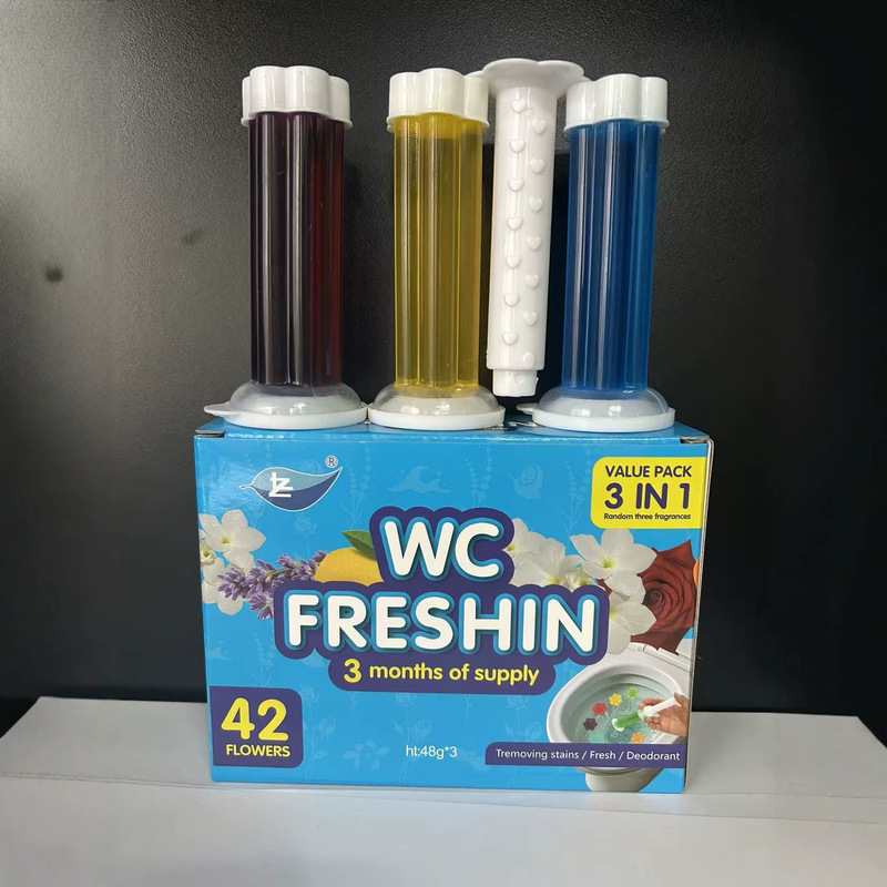 Toilet Cleaner 3+1 Set Boxed 14 Flowers Toilet Printed Bathroom Fragrance Cleaner Gel Toilet Cleaner 3+1 Set Boxed 14 Flowers Toilet Printed Bathroom Fragrance Cleaner Gel