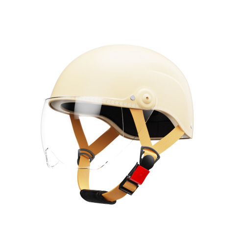 The factory carefully selects the new national standard 3C certified electric vehicle helmet for men and women, summer sun protection half helmet, four-season safety helmet