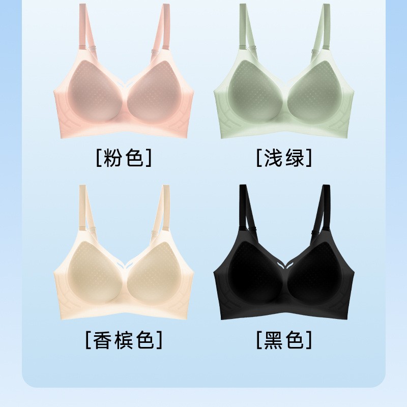 Venta directa de fábrica comercio electrónico transfronterizo Sudeste de Asia Vietnam Tailandia damas sin costuras sujetador de recogida lateral cómodo