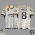 2023-24 UCL Champions Real Madrid Home #8 Kroos + Patch