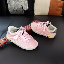 2815秋季新款儿童星星板鞋韩版时尚亮片女童休闲鞋软底小脏鞋