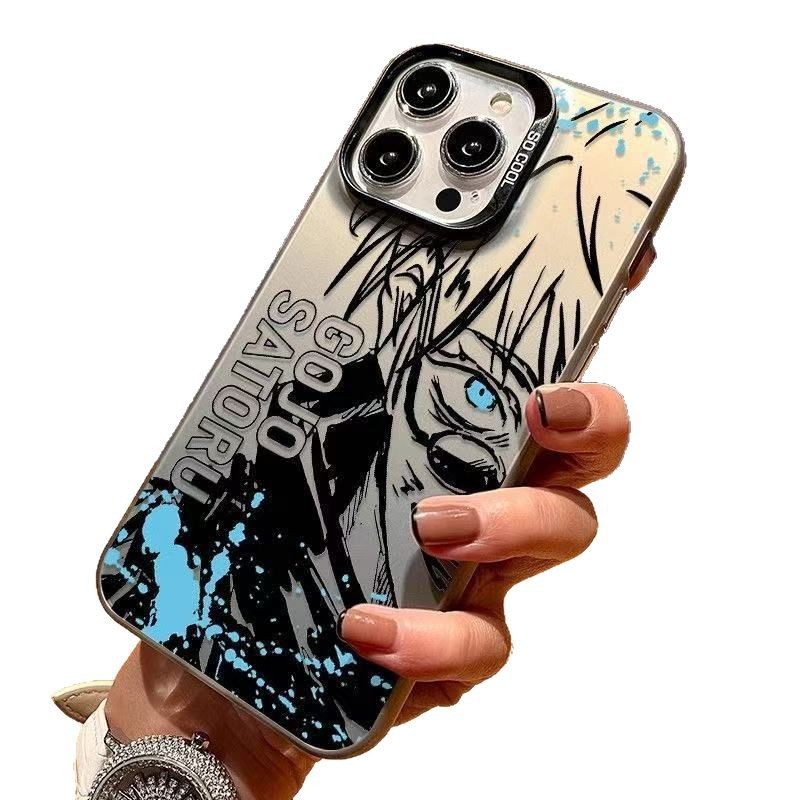 El hechizo de la marca de moda es adecuado para la carcasa del teléfono móvil Apple 16Promax, carcasa de gas de la personalidad iPhone15/14/13 texto 12