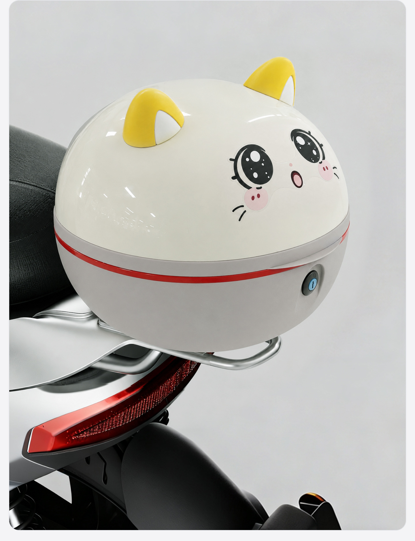 Password-protected electric scooter storage box, thickened for durability, suitable for storing items in the trunk or rear compartment of electric vehicles, meets national standards, waterproof, and h