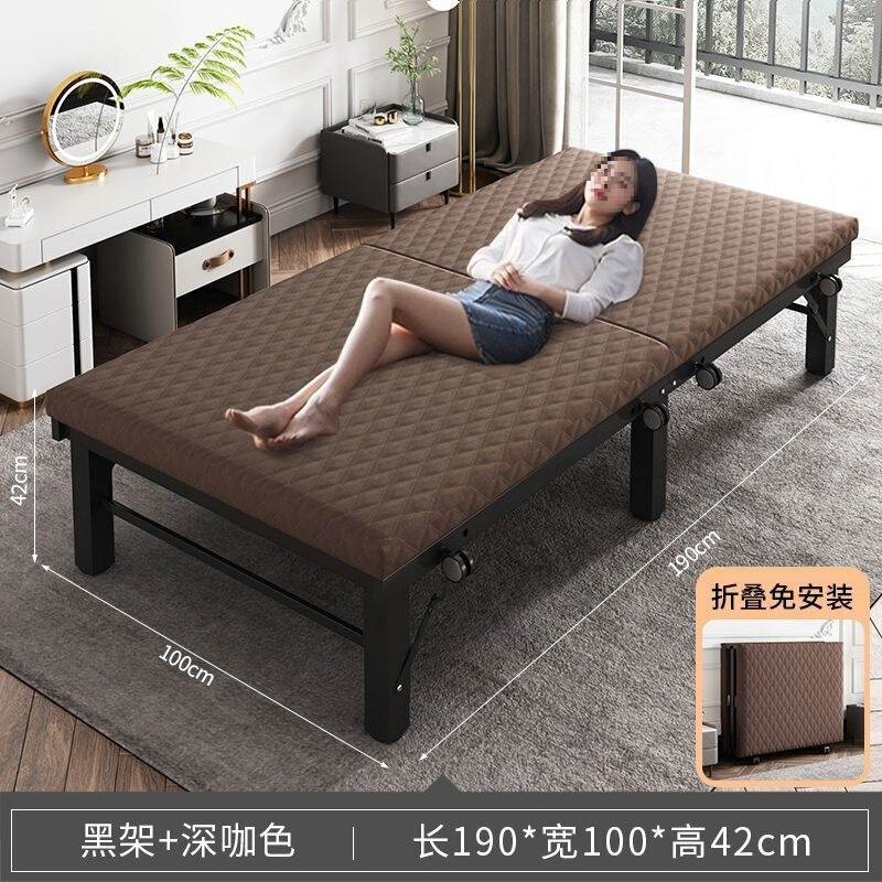 午休折叠床成人家用加固单人床办公午睡简易床小户型拼床酒店加床|undefined