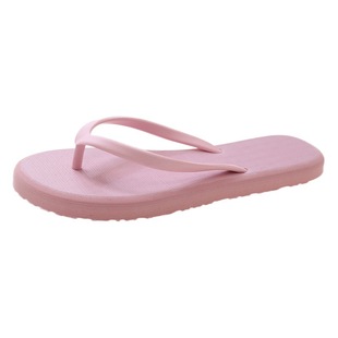 Flip-flops women's summer wear black beach splint toe swimming flip-flops anti-slip bathroom bath