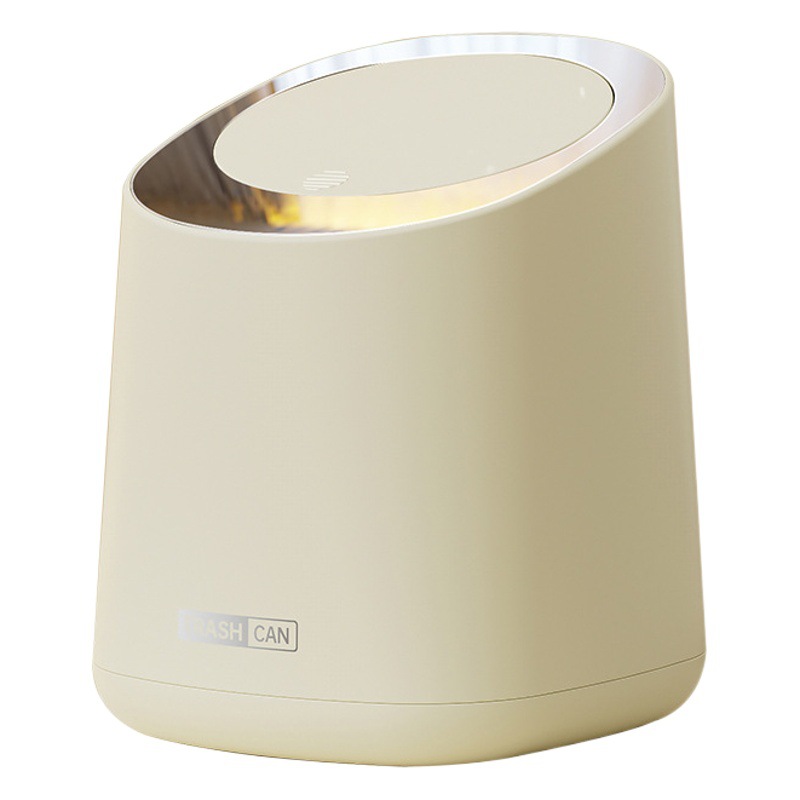 Bote de basura de escritorio, sala de estar, cubo de artículos diversos, hogar de automóvil, escritorio con tapa, tubo de almacenamiento de restaurante, canasta de basura