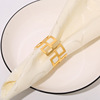 Hotel metal paper napkins, decorations