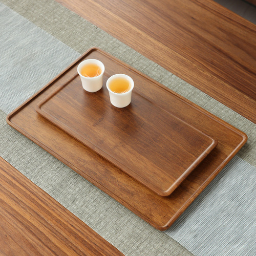 New Heavy Bamboo Japanese Creative Small Dry Tea Tray Simple Home Tray Kung Fu Tea Set Tea Sea