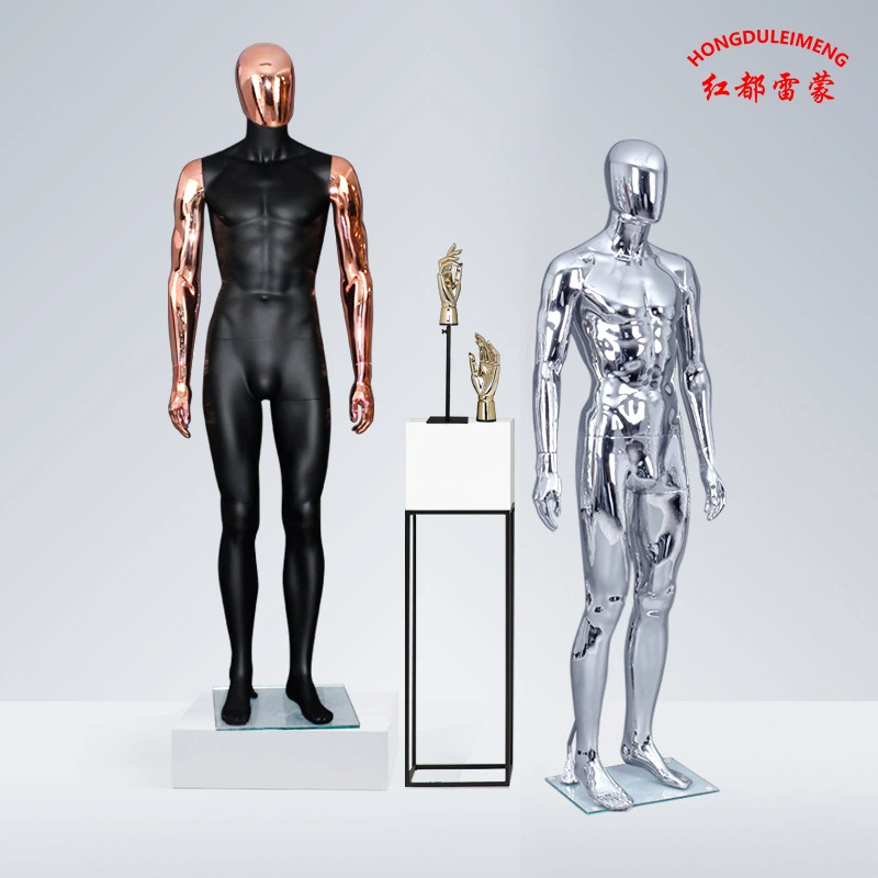 Chaodian гальванический мужской модельный реквизит золотой серебряный полный костюм витрины для показа манекен
