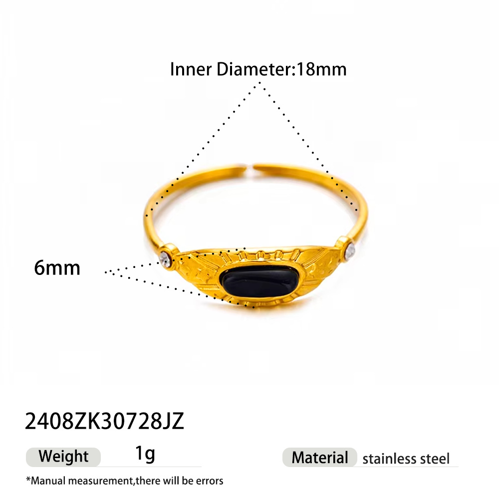 Collar de acero inoxidable de Nicho de lujo ligero de piedra natural incrustado de amor conjunto de joyas de venta caliente transfronteriza