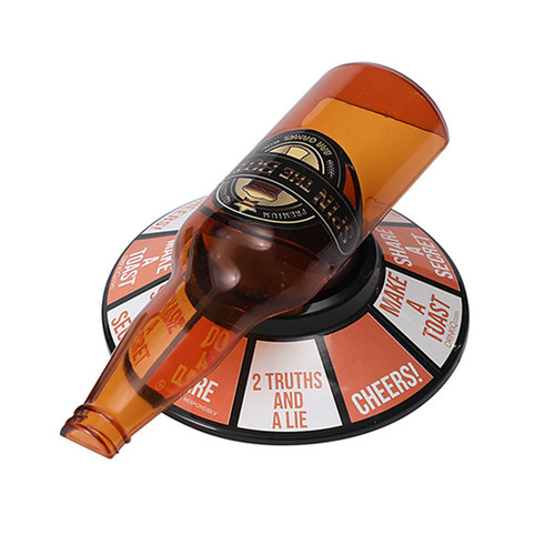 Bottle Pointer Game Arrow Wine Glass Drinking Game SPIN THE BOTTLE Bar Game Set