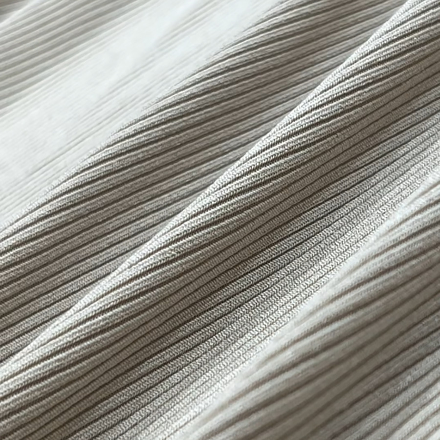 240g2*2小坑条针织弹力面料 服装外单四季穿搭布料 现货布匹批发