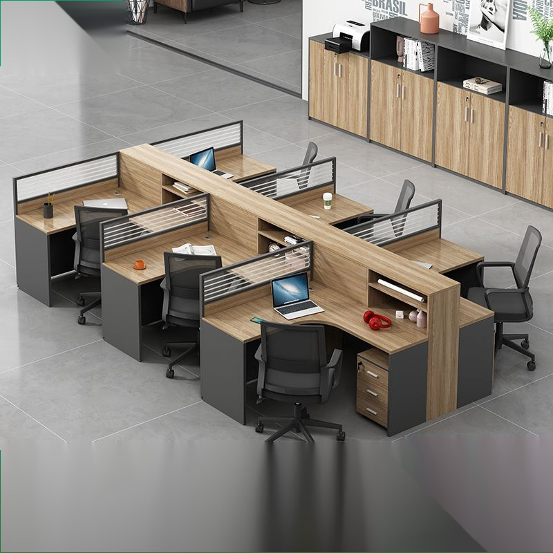 办公桌工作桌财务办公室家具职员桌办公桌子屏风卡座办公桌椅组合