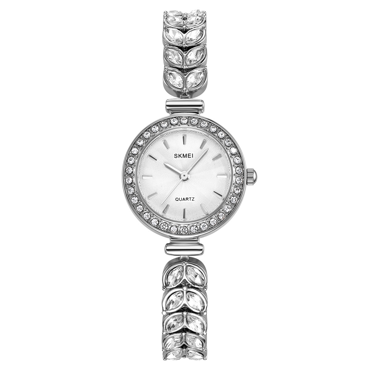 Reloj de pulsera de cuarzo de alta calidad para mujeres de diamantes instantáneos fabricantes transfronterizos directamente a la fábrica de fuente al por mayor personalizada
