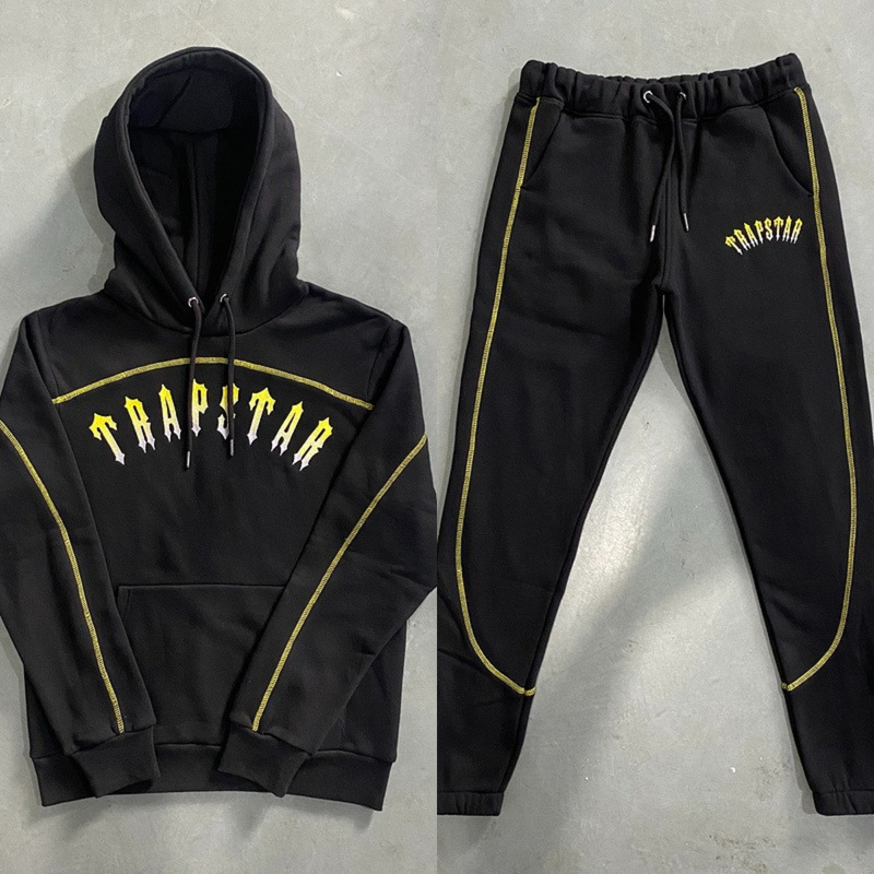 2025Trapstar スウェットシャツ スポーツウェア ジッパー ジャケット スーツ アーチ型文字刺繍 UKDRIPDRILL メンズ|undefined