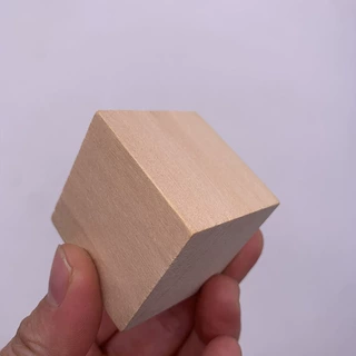 厂家直销现货正方体实木块积木儿童益智玩具DIY教具批发榉木方块