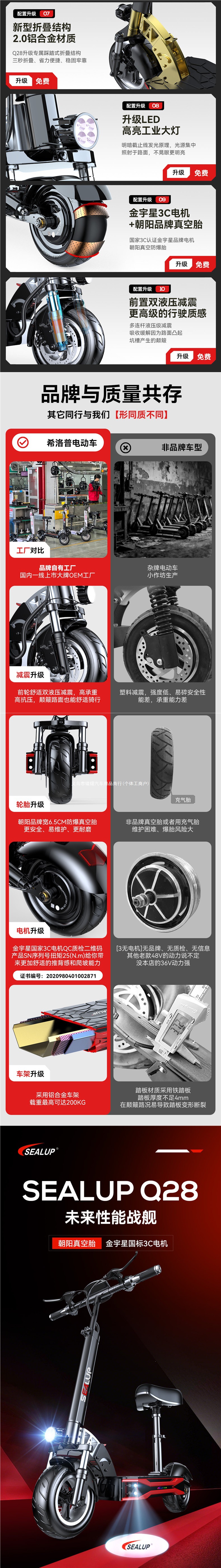 Hilop electric scooter, electric folding vehicle, small two-wheeled mini adult electric scooter