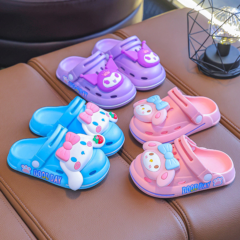 Zapatos de agujero para niños zapatos de jardín para niñas sandalias para niños verano bebé niñas antideslizante Fondo suave zapatillas para el hogar al aire libre