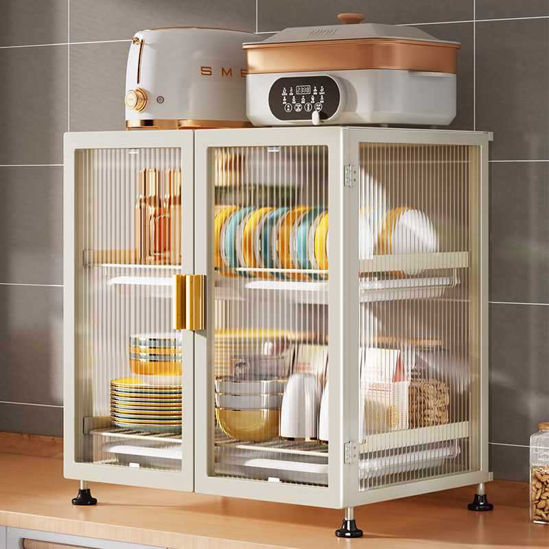 Kitchen cabinet shelf storage rack bowl dish home bowl plate storage box tableware small bowl chopstick cabinet storage cabinet with door
