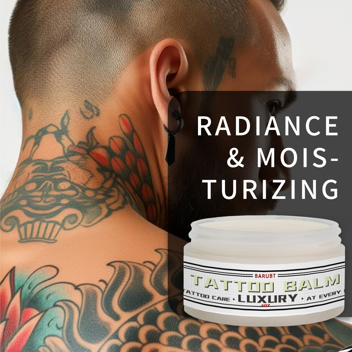 Cross-Border Spot Barubt Tattoo Care Cream Moisturizes and Nourishes Skin, Displays Color, Mild Tattoo Tattoo Cream Soothes