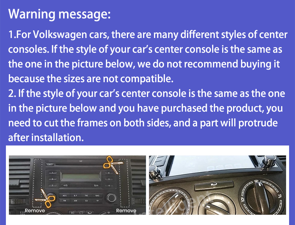 Suitable for Volkswagen Touareg 7inch Car Gps Bluetooth Wireless Carplay Navigation System Central Control Dvd4G Large Screen