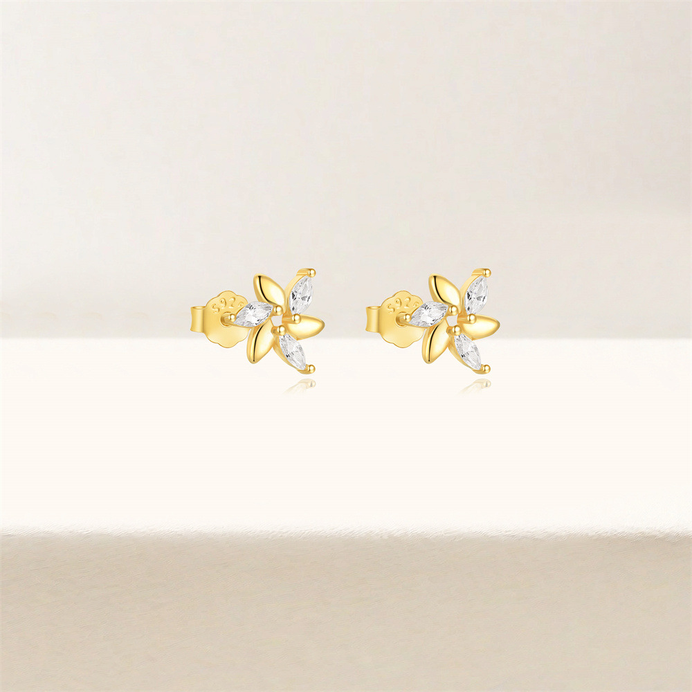 8g Weight 925 Sterling Silver Ear Needle Material Zircon Inlay Material Drop Earrings Classification 1 Pair Quantity Daily Occasion 925 Sterling Silver Material Geometric, Flower Pattern Women's Gender Plating Design Simple Style Style 1 Pair 925 Sterling Silver Zircon 925 Sterling Silver Earrings Geometric Flower Drop Earrings 9