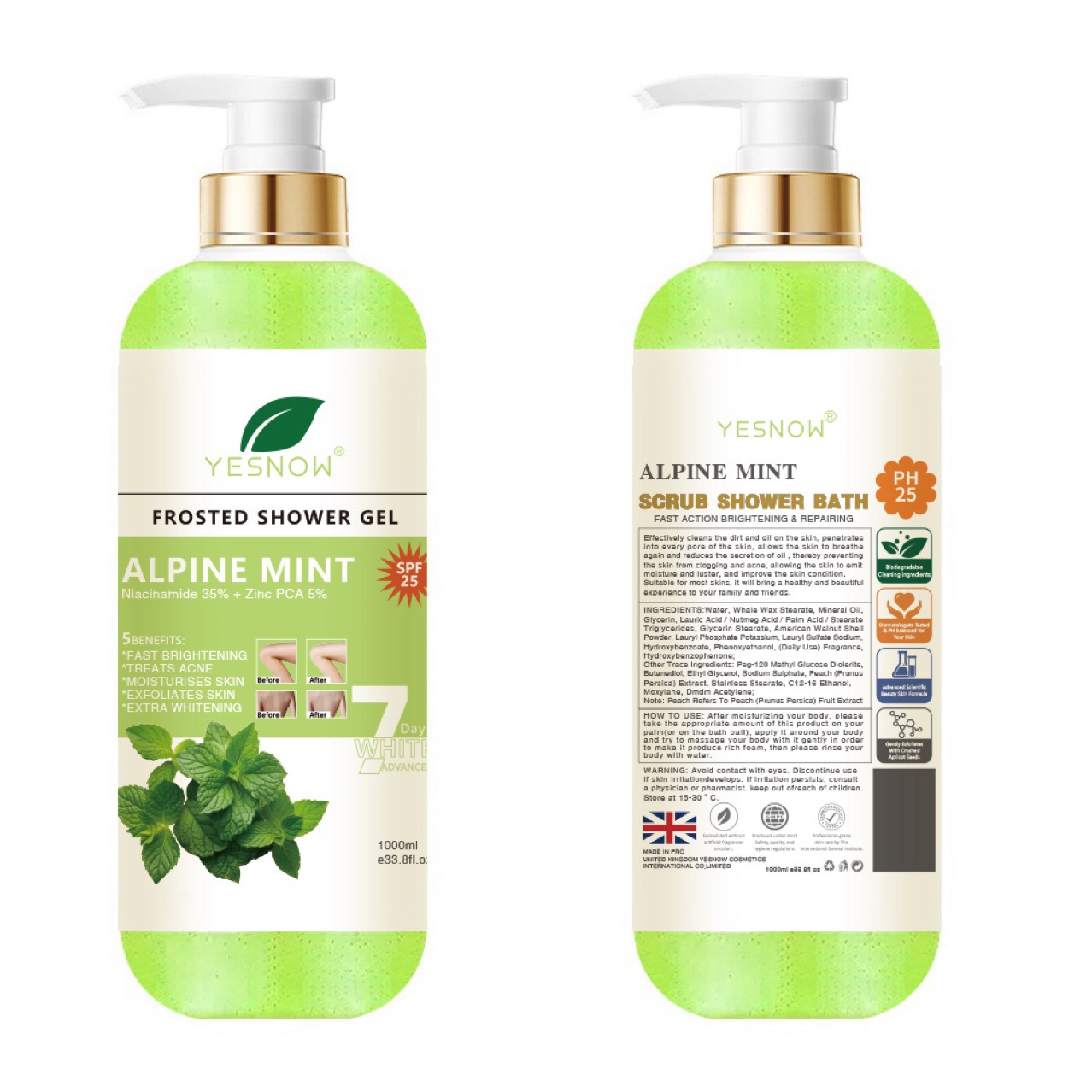 Gel de ducha exfoliante transfronterizo, piel sedosa, espuma, piel rica e hidratante, tonificante, suave y duradera 1000ml
