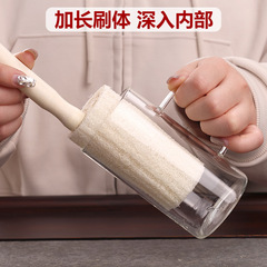 糸瓜連絡カップブラシは掛け式の創意的な糸瓜の木の柄のコップを使って家庭用に油をつけないで台所の食器をきれいにします。
