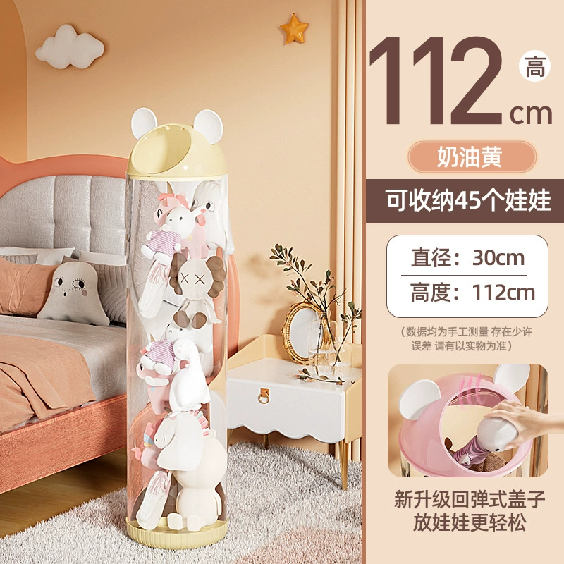 Doll, storage system, plush toy