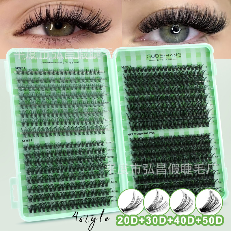 跨境爆款假睫毛 8-16mm 640簇 20D30D40D50D 大容量 DIY 源头工厂|undefined