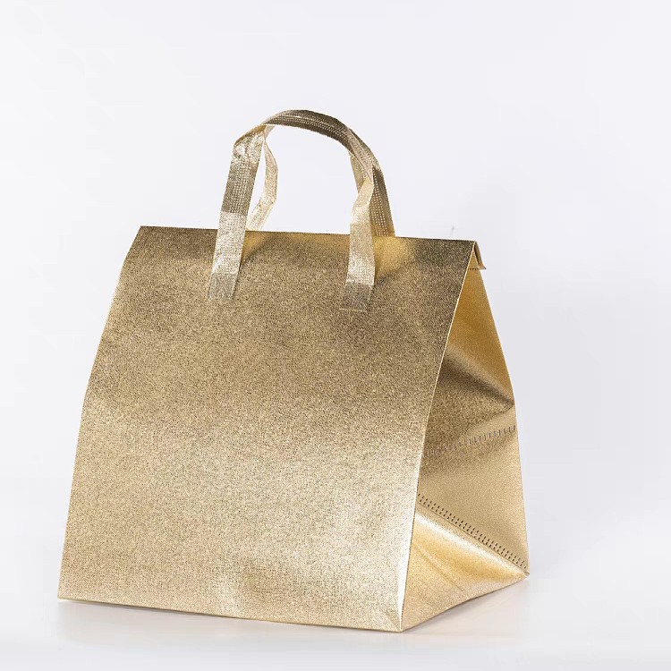 現物卸売りケーキ保温袋出前デザート専用不織布手提げアルミ箔袋高鍋保冷バッグ