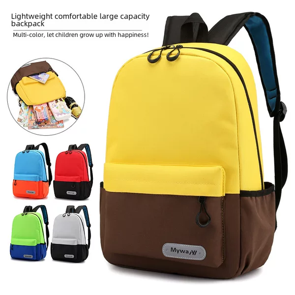 Wholesale schoolbag custom printed logo primary and secondary school students training institutions leisure cram school children's kindergarten shoulder bag