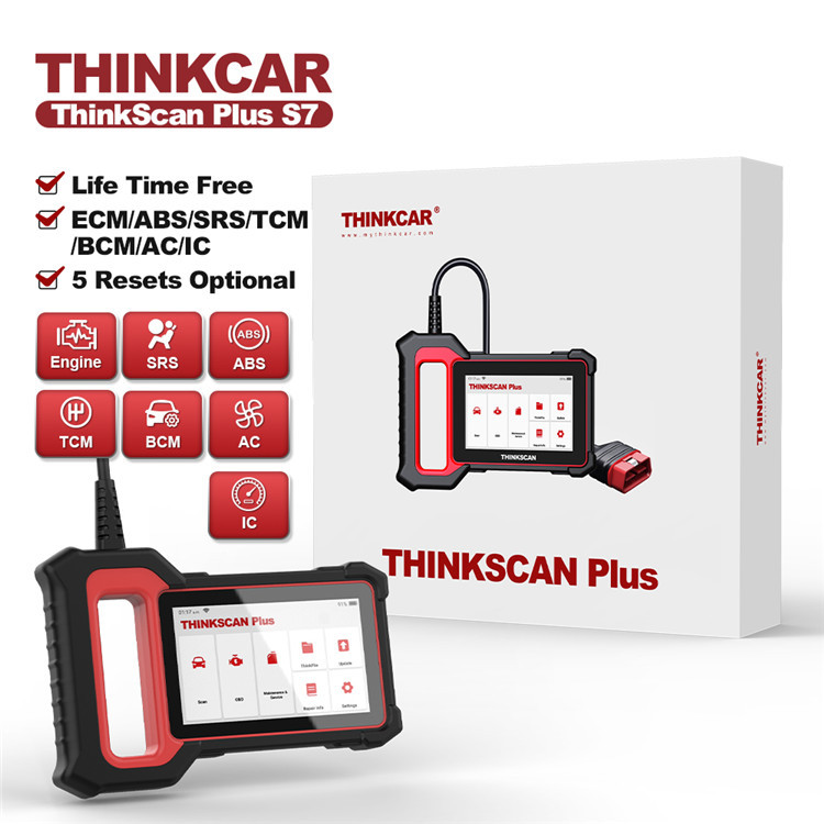 THINKCAR Thinkscan Plus S7  汽车电脑故障扫描仪 7系统诊断工具