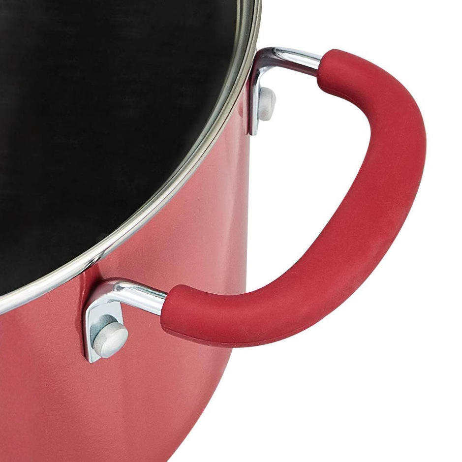 Juego de ollas y sartenes de venta caliente transfronterizos Juego de ollas y sartenes de doce piezas