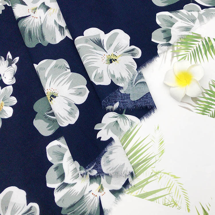 Mucho stock de diseño hermoso, precio barato 100% viscose rayon tejido impresa tela