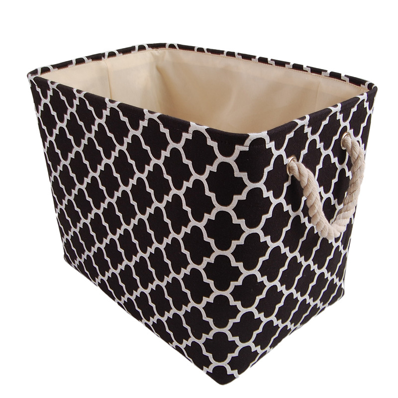 大容量脏衣篮清新布艺收纳筐北欧风家用收纳筐衣服内衣收纳整理箱