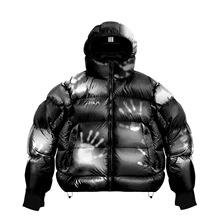 双帽小众风保暖跨境秋冬设计棉服街头俄罗斯新款上衣男女风面罩