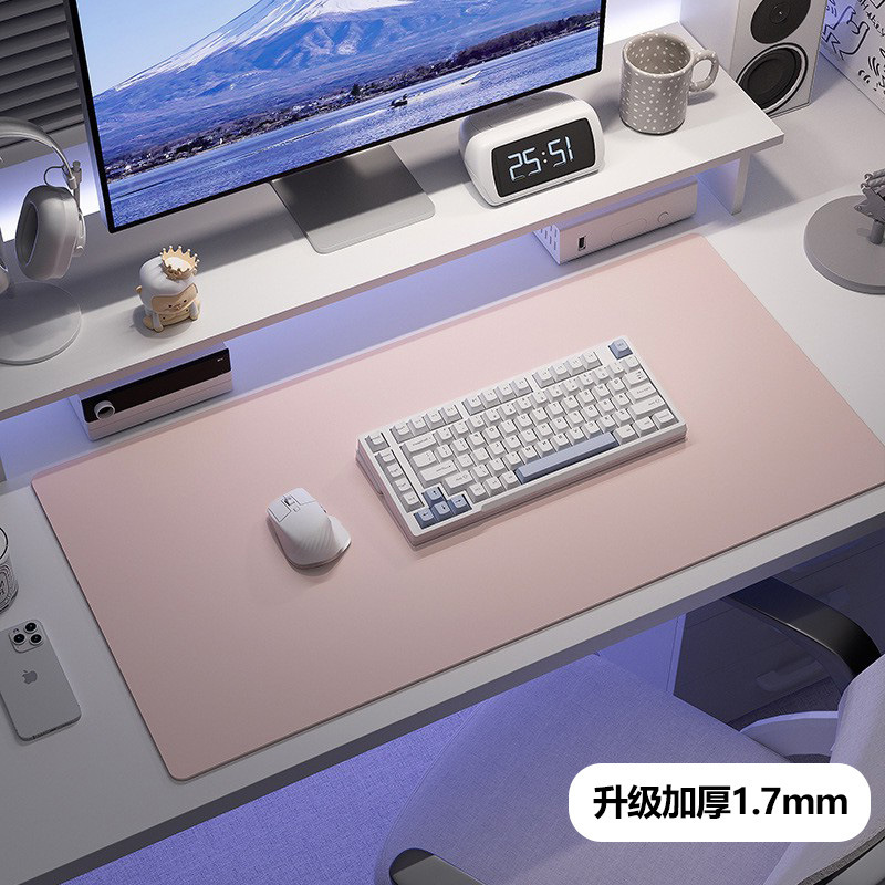 マウスパッド超巨大防水汚れ防止puレザーテーブルパッドオフィスデスクトップノートブックキーボードパソコンデスクマット高级感|undefined