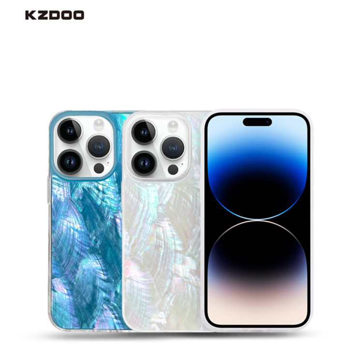 KZDOO phone case for apple 15 Seashell natural shell anti-fall shell iPhone14 pro max