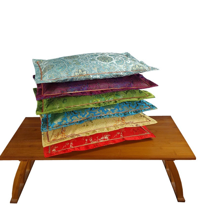 Парча квадратная подушка шелковая наволочка старинная наволочка гречневая оболочка Подушка Традиционная китайская медицина yabei наволочка Подушка прямая трансляция чистых продаж