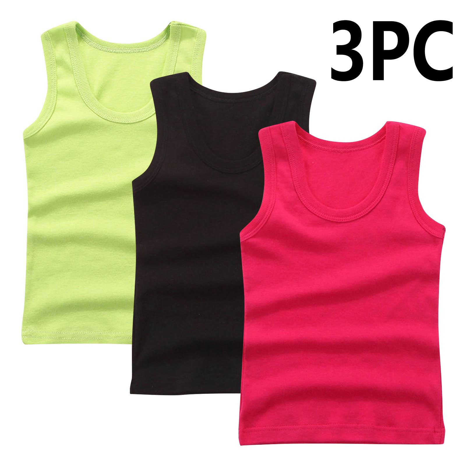 DK tank top-red+black+green
