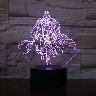 3D Nightlight Animation Secondary Assassin's Creed Surrounding Diy Electric Competition Room Ornaments Decorative Lights